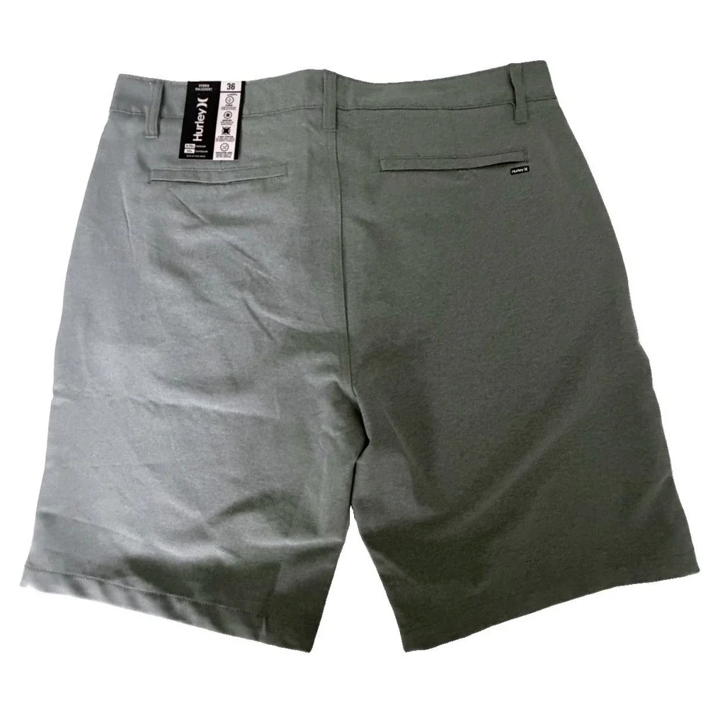 Hurley Men's Gladiator Grey Hybrid Walkshorts 4-Way Stretch Water Repellent SZ36